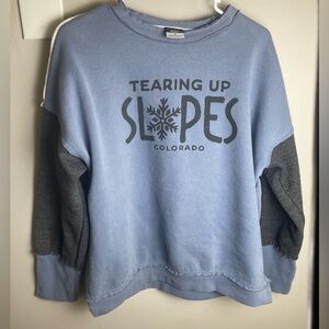Colorado Tearing Up Slopes Crew Neck Sweatshirt